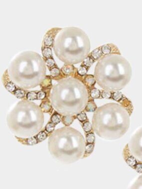Pearl Circle Earrings